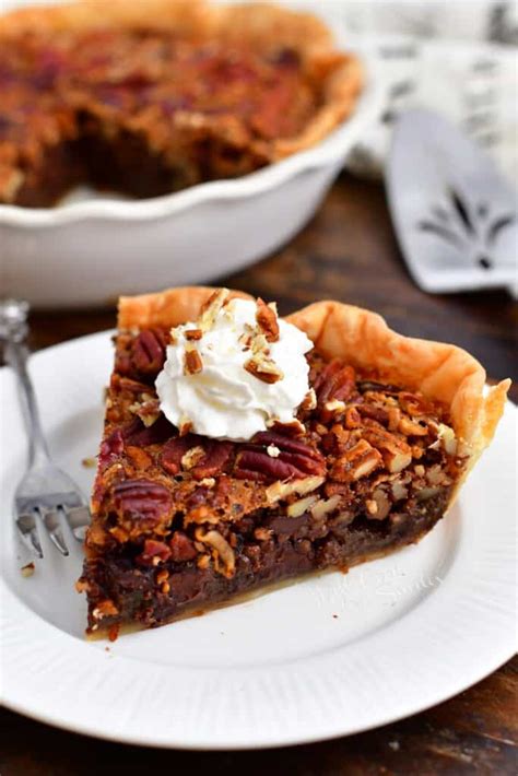 Chocolate Pecan Pie Recipe - Easy Classic Holiday Pie With Chocolate Flavors