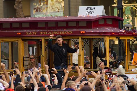 2010 World Series Champions San Francisco Giants Parade Buster Posey 7D3129 Photograph by ...