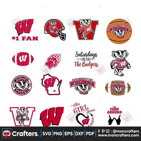 Wisconsin Badgers Logo Team Svg, Sport Svg, Sport Football Team Svg ...