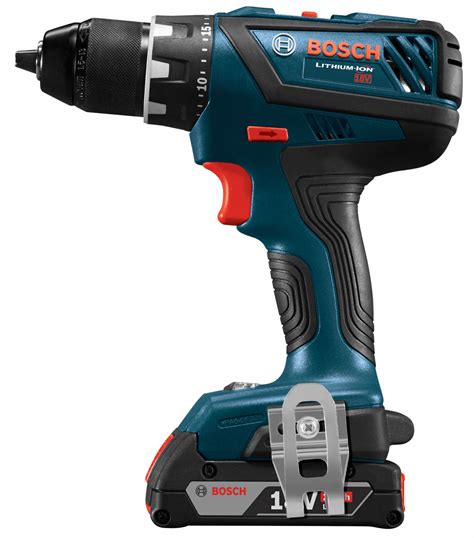 BOSCH Drill Kit, Cordless, 0 in-lb to 600 in-lb, 1/2 in Chuck Size ...