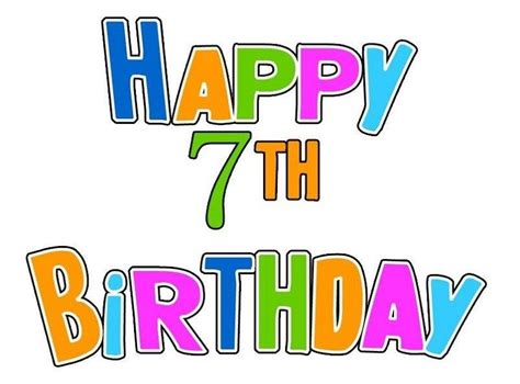 Birthday Wishes for 7-Year-Old Child | Happy 7th birthday, Happy 6th birthday, Birthday coloring ...