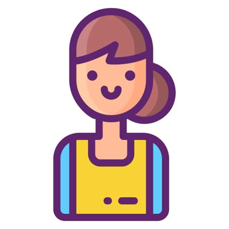 Social worker Flaticons Lineal Color icon