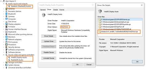 How to update Intel display Audio driver 10.27.0.4 for windows10 18363 ...