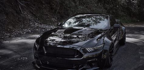 Black Ford Mustang S550 GT modified - ModifiedX