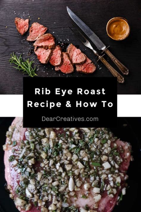 How To Cook A Rib Eye Roast Dear Creatives