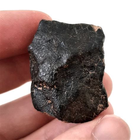 Eucrite meteorite with fusion crust. Rock from asteroid - Catawiki