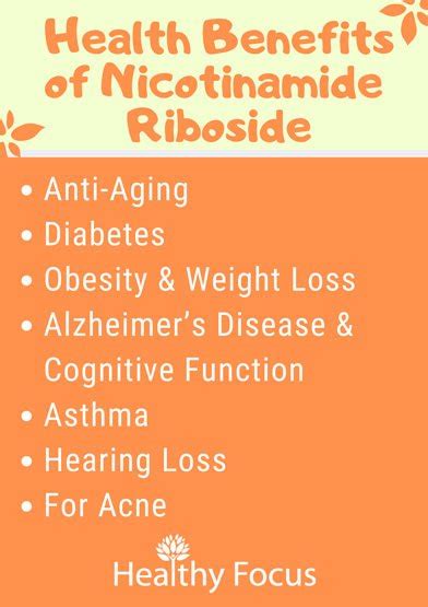 7 Health Benefits of Nicotinamide Riboside - Healthy Focus