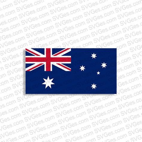 Flag of Australia SVG - Machine Embroidery designs and SVG files