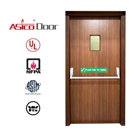 China Customized Wooden Emergency Exit Door Manufacturers, Suppliers, Factory - Cheap Price ...