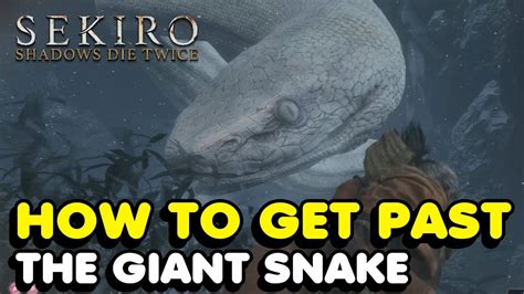 Sekiro - How To Get Past The Giant Snake In Sekiro: Shadows Die Twice - YouTube