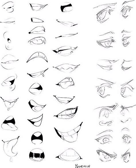 Anime Male Lips Drawing