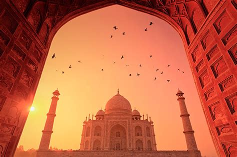 Taj Mahal, Sunset | Taj Mahal, Sunset, agra, india, icon, mo… | Flickr