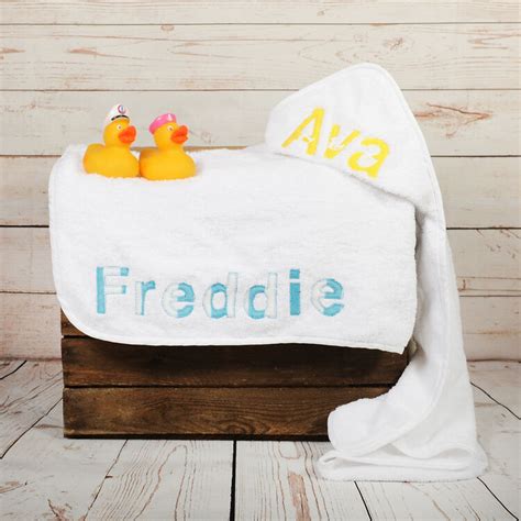 Personalised Baby Towels