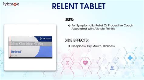 RELENT TABLET (5 Mg/60 Mg): Uses, Dosage, Side Effects, Price, Composition | Lybrate - YouTube