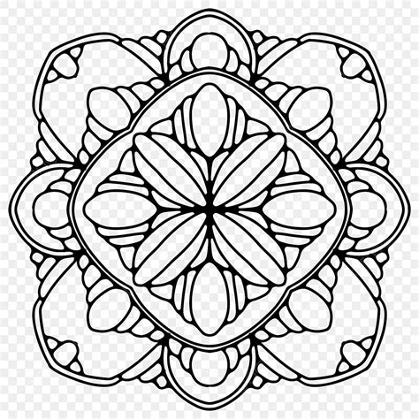 Hand Drawn Decorative Mandala, Mandala, Pattern, Decoration PNG and Vector with Transparent ...