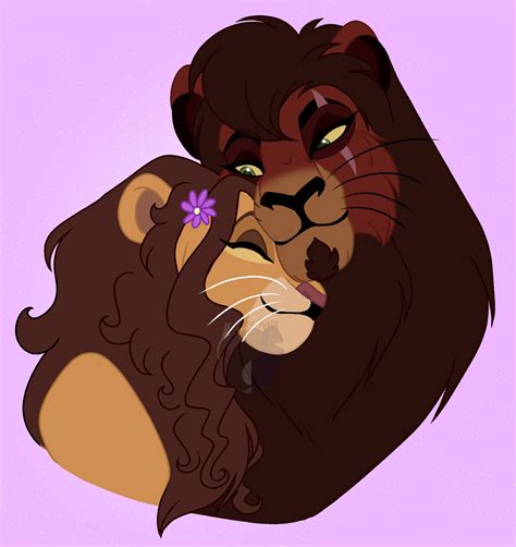 Kovu and Kiara by TeonnaKatzTKGS on DeviantArt