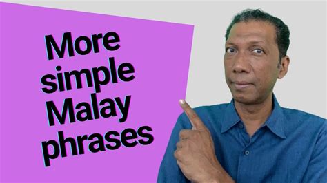 More simple Malay phrases - YouTube