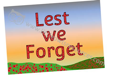 FREE Lest We Forget Poster printable Early Years/EY (EYFS) resource ...