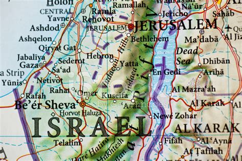 Mapa DE Jerusalén, Israel Fotografías de stock - FreeImages.com