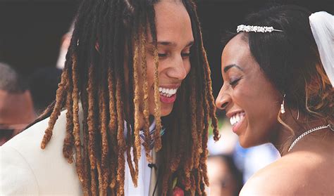 Brittney Griner and Glory Johnson Marry on Phoenix Mountain