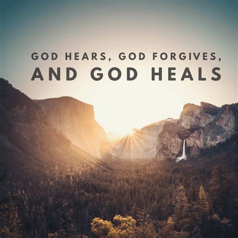 God Hears, God Forgives, and God Heals - corey trevathan