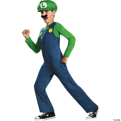 Boy's Classic Super Mario Bros.™ Luigi Costume | Oriental Trading