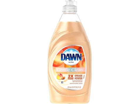 Dawn Ultra Gentle Clean Dishwashing Liquid, Peach & Almond Scent, 16.2 ...