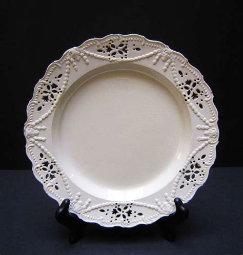 Leeds Pottery Pierced Creamware Set of Ten Plates (9 3/4" Diameter) at ...