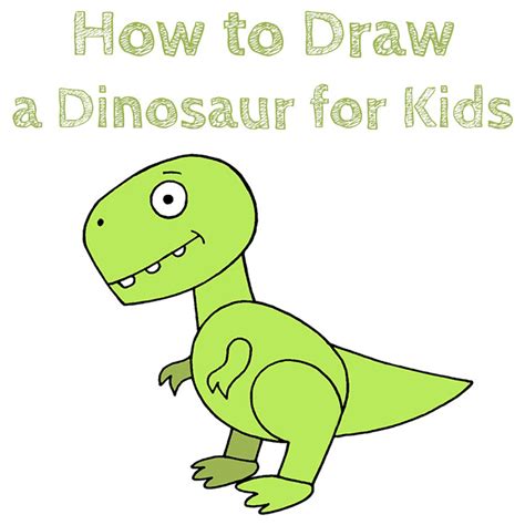 How To Draw Dinosaurs Coloring Pages For Kids Kids Learn Drawing | Images and Photos finder