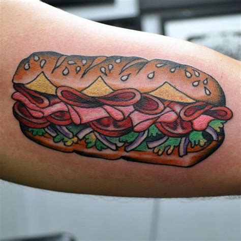 90 Food Tattoos For Men - Delicious Design Ideas