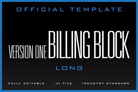 Billing Block Template