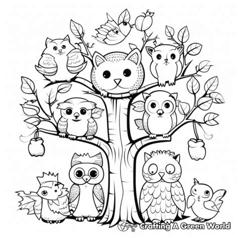 Fall Animal Coloring Pages - Free & Printable!