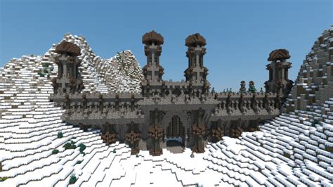 Snowy Kingdom Walls & Gates Minecraft Project | Minecraft kingdom, Minecraft wall, Minecraft castle