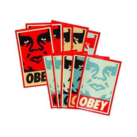 ICON Color Face Sticker Pack – Obey Giant