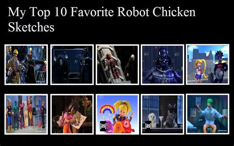 My Top 10 Favorite Robot Chicken Sketches Sample by JasonPictures on DeviantArt