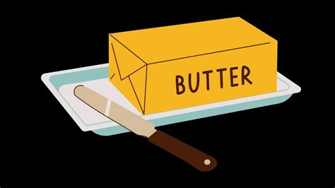 butter 2d animated cartoon video 35843910 Stock Video at Vecteezy