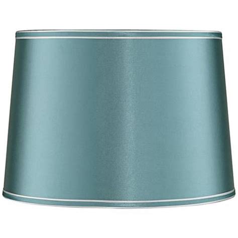Soft Teal Drum Lamp Shade 14x16x11 (Spider) - #42T09 | Lamps Plus | Lamp shade, Teal lamp shade ...