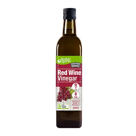 Red Wine Vinegar 500ml – Absolute Organic