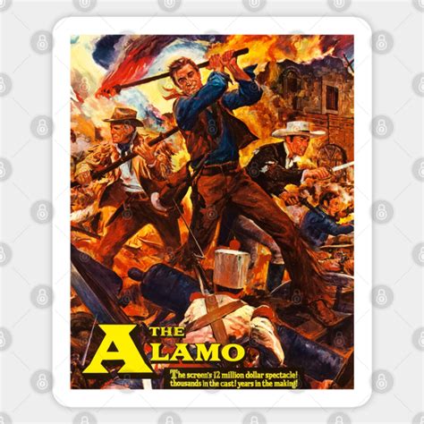 The Alamo (1960) Poster - The Alamo - Sticker | TeePublic