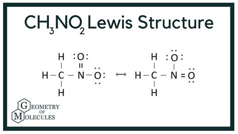 CH3NO2 Lewis Structure (Nitromethane) | Functional group, Lewis, Chemistry