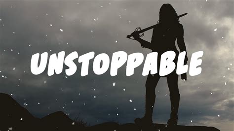 Sia - Unstoppable (Lyrics) | I'm unstoppable today - YouTube