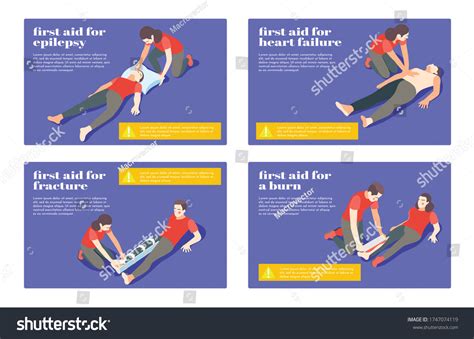 First Aid Treatment Steps Epilepsy Fracture Stock Vector (Royalty Free) 1747074119