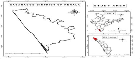 Location map of Kasaragod district | Download Scientific Diagram