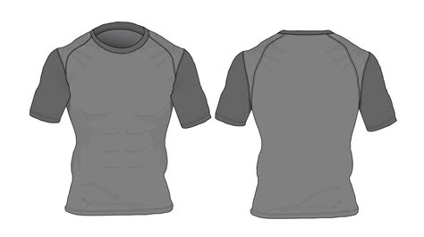 Compression Shirt_Vector Template by ssgraphixanddesign on DeviantArt