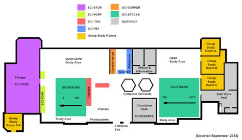 University Library Floor Plan