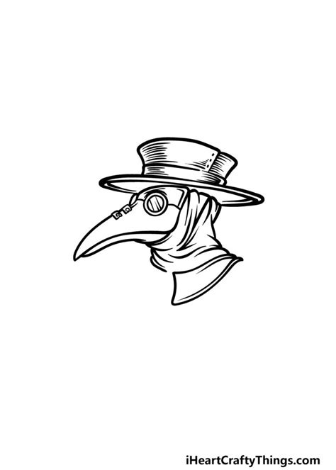 Plague Doctor Drawing - How To Draw A Plague Doctor Step By Step