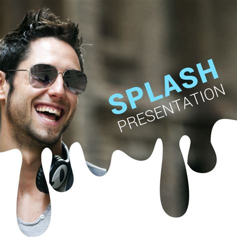 Splash PowerPoint Template | Powerpoint templates, Powerpoint, Splash