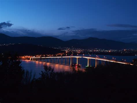 Tasman Bridge night 1 | Taken from Rosny Point | Flickr