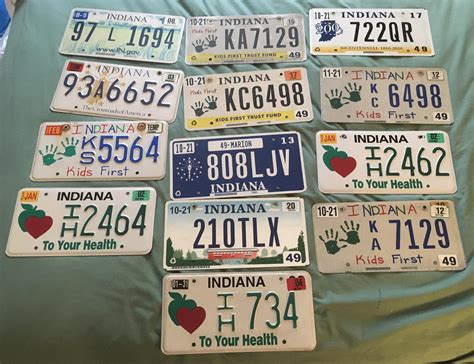 My Indiana license plate collection. I can never bring myself to throw one away. : r/Indiana