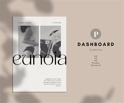 Printable Dashboard, Printable Dashboard Planner, Minimal Planner Dashboard, Self Care Dashboard ...